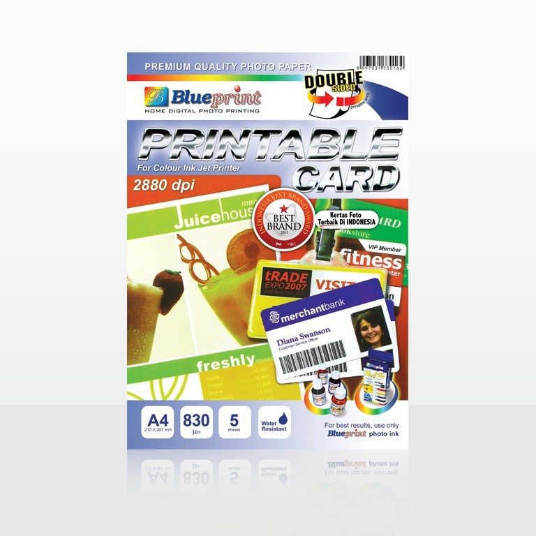 

BLUEPRINT PRINTABLE PAPER ID CARD A4 (BP-PCA4830)