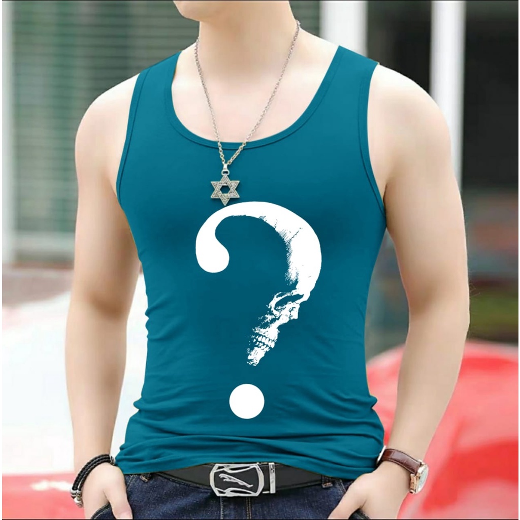 BISA COD / ALIPIO FASHION - singlet TANDA TANYA / singlet pria termura / singlet terlaris