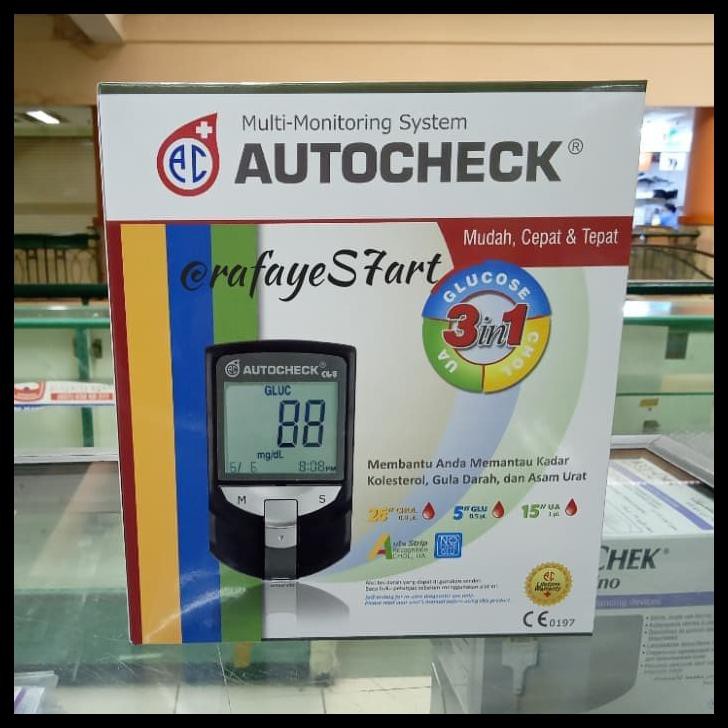 Alat Auto check GCU 3 in 1 ( Gula darah, Cholesterol,Asam urat )