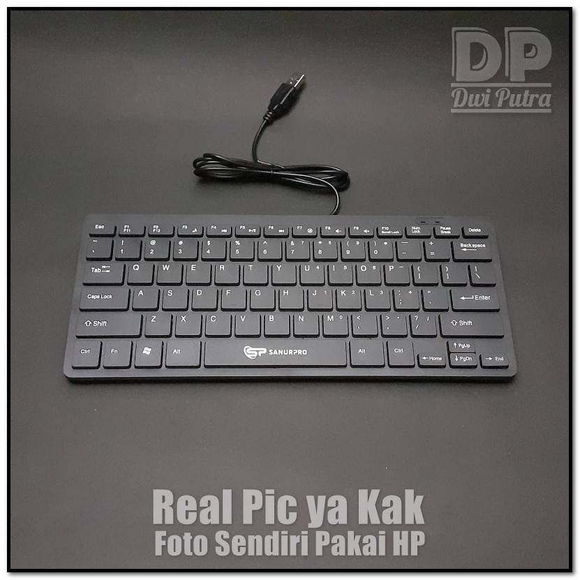 KEYBOARD MINI SANURPRO K-1000 / K-2000 // CHOCOLATE USB K1000 // OFFICE MULTIMEDIA // LAPTOP ANDROID CHOCO