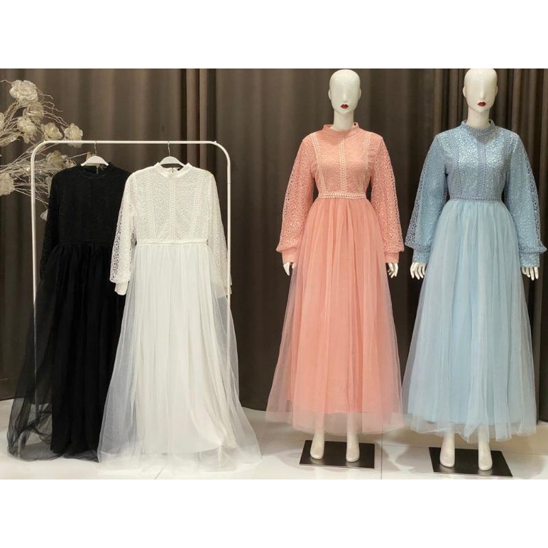 Gamis Brukat Tutu Vivorie