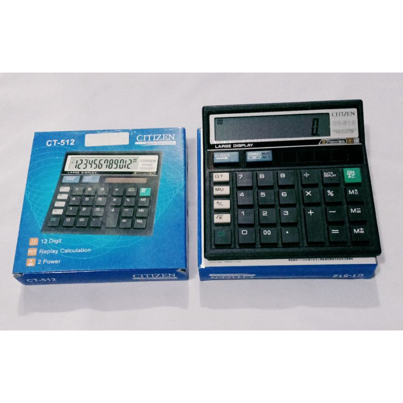 

Ecer Kalkulator Citizen-512/12 Digit Angka (CT-512)