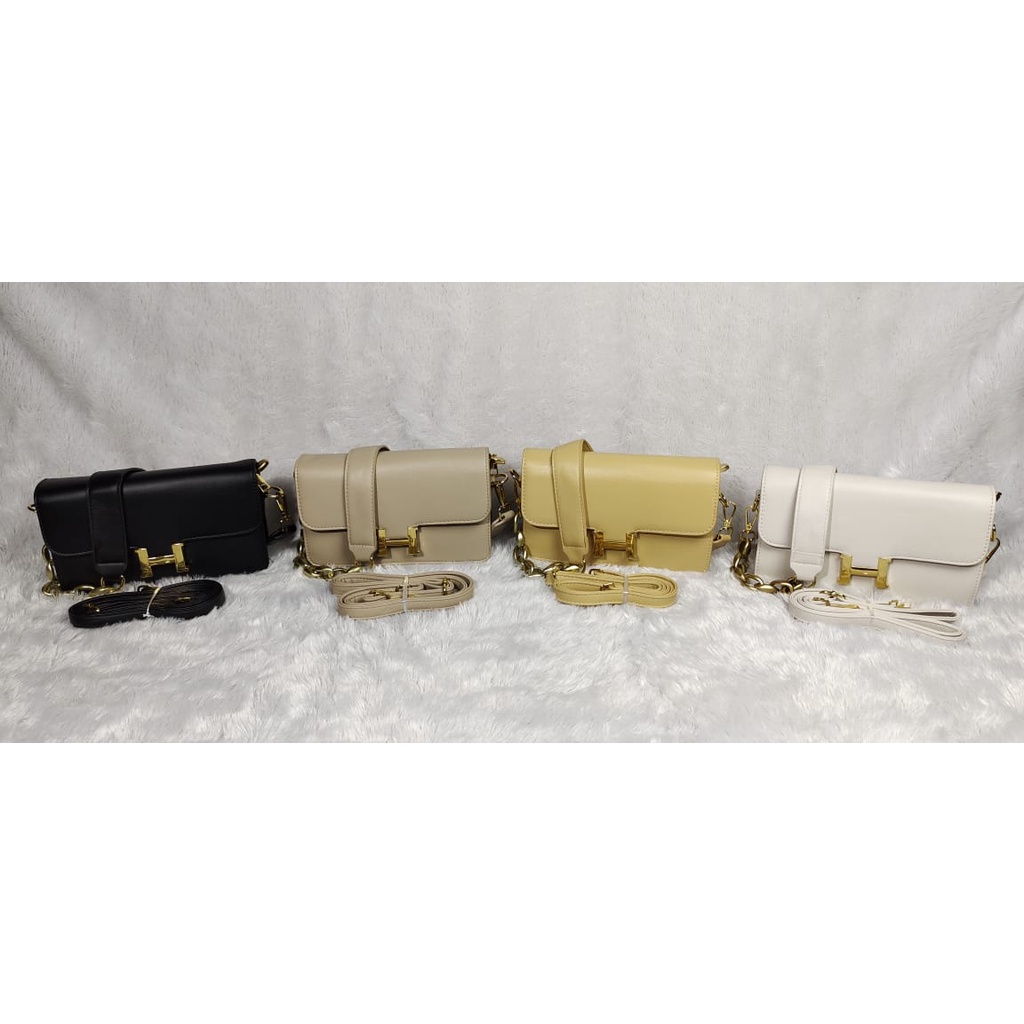 JK 839 1KG MUAT 3PCS TAS SELEMPANG FASHION IMPORT SHOULDER BAG TAS KETEK TALI RANTAI  Y1157 T889 E6333 U4345 C8786 Z6654