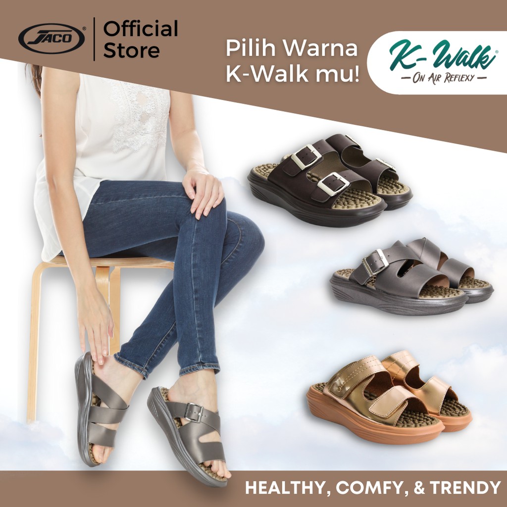 Kozuii K-Walk Sandal Terapi Kesehatan Sandal Refleksi Sandal Akupuntur Sandal Rematik-4