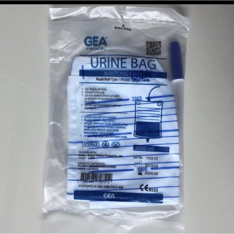 URINE BAG GEA 2 LITER