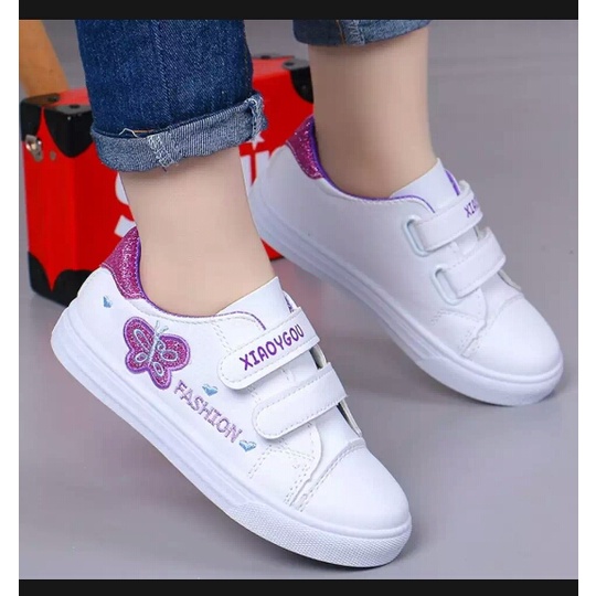 Sepatu Sneakers Anak Perempuan Motif Karakter Grosir 26-30 / Sepatu Grosir Anak