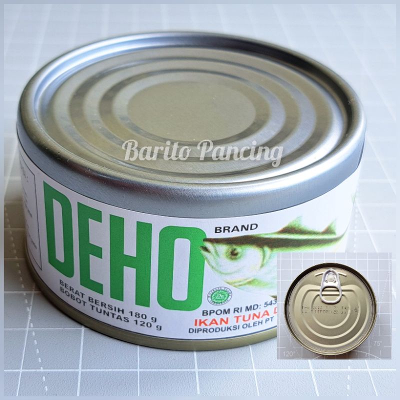 Deho Kaleng Kemasan Besar 180 gram Ikan Tuna Dalam Minyak Umpan Pancing