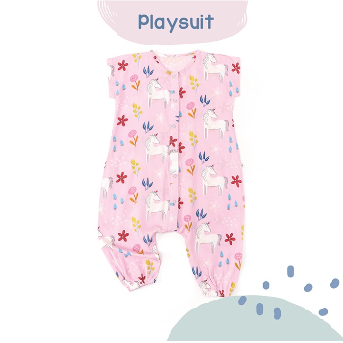 Baju Anak Perempuan Laki Laki Playsuit Jumpsuit Jumper  Untuk Kado Perlengkapan Bayi Baru Lahir Kukopilokids