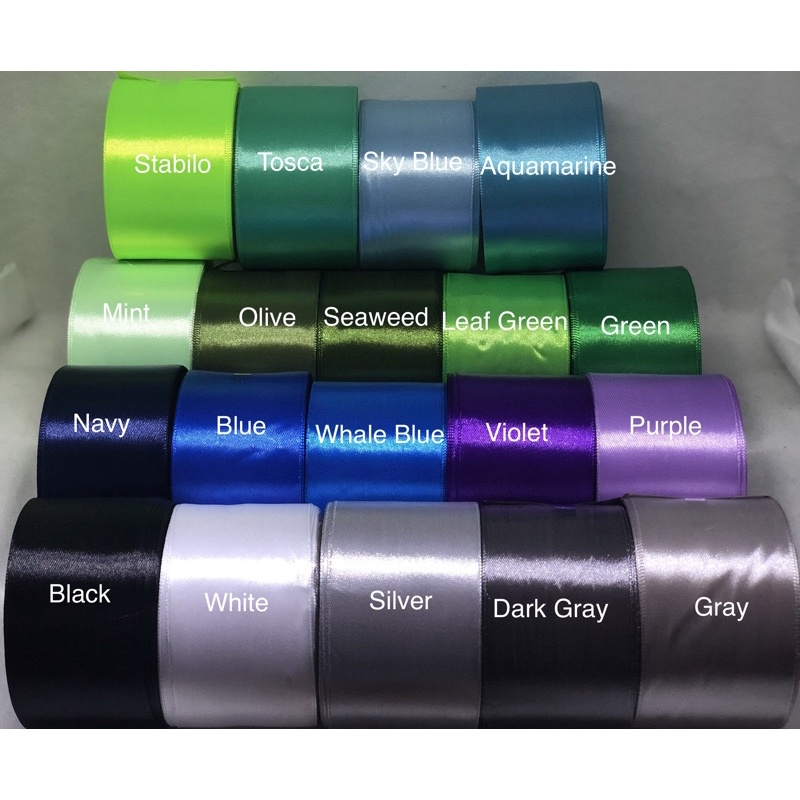 

Pita Satin Polos #2 2 inch (5cm)