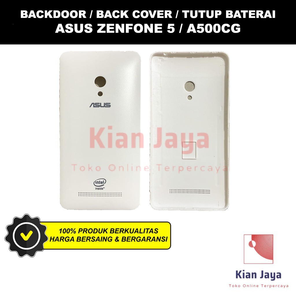 Backdoor Asus Zenfone 5 / A500CG Back Cover Tutup Belakang Baterai Cassing Casing Backcase Original