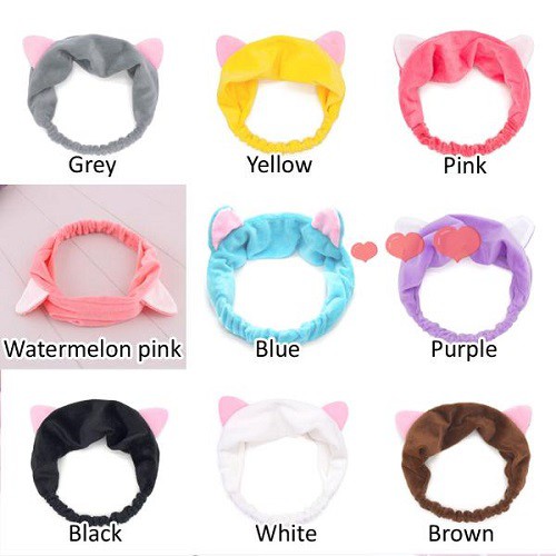 BANDANA BANDO KOREA / BANDO TELINGA KUCING / HEADBAND KUPING KUCING