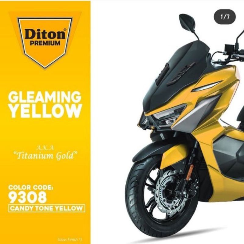 Diton Premium 9308 Candy Tone Yellow Kuning