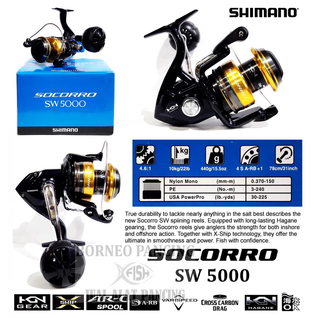 Reel spinning Shimano Socorro