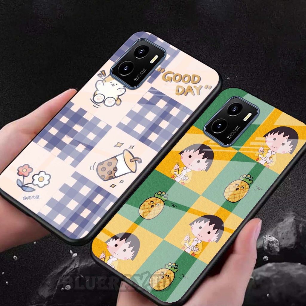 [SK24] Softcase Glass For Type VIVO Y15S | Casing Handphone VIVO Y15S | Pelindung Handphone VIVO Y15