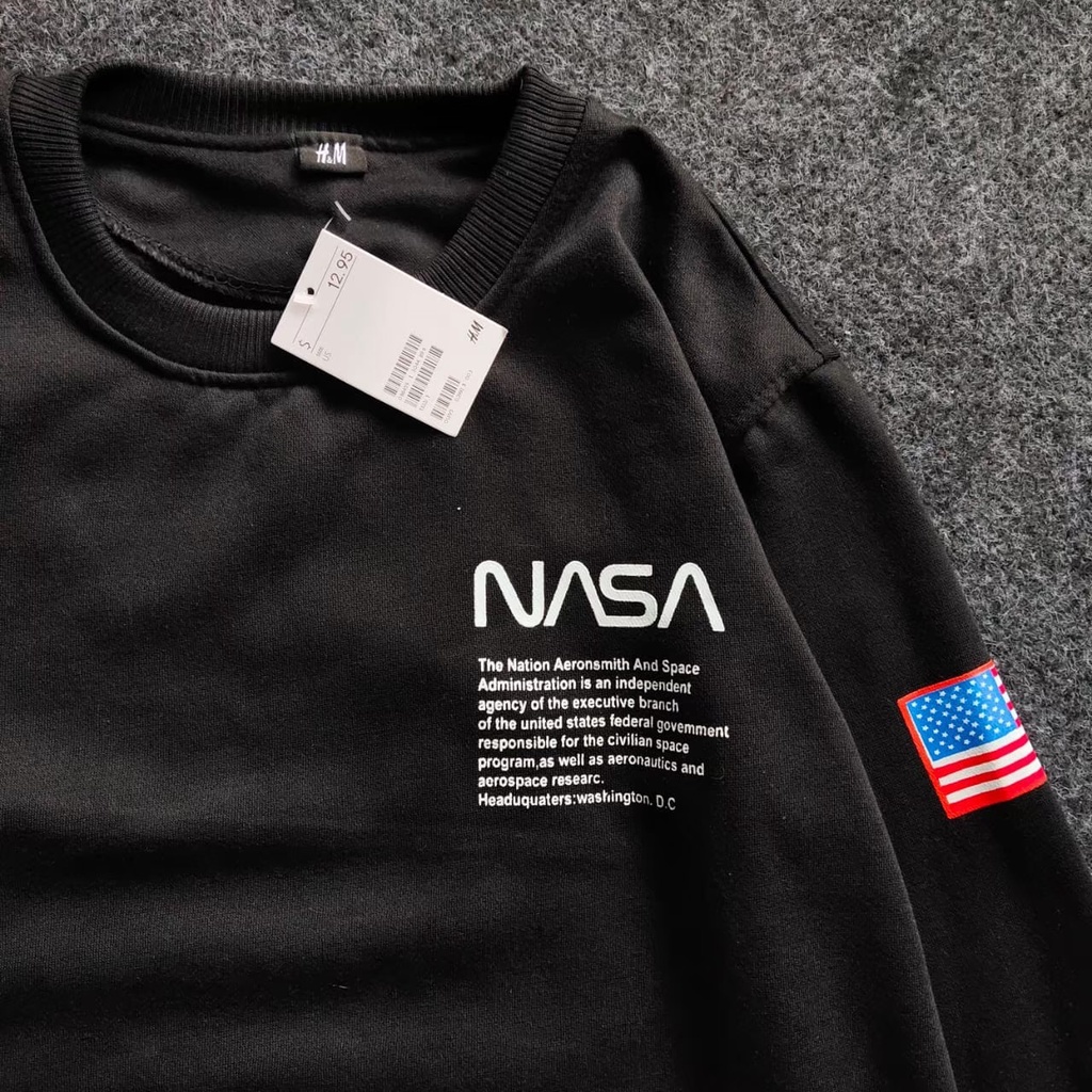 Crewneck Outerwear NASA X HM Sweatshirt Fleece DTF Special Edition