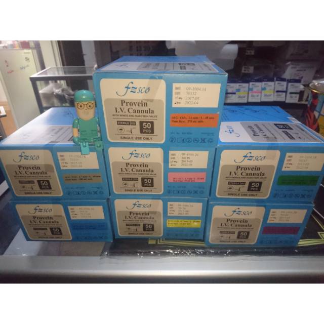 PROVEIN IV CATHETER FESCO / IV CANUL FESCO / Abocath FESCO / Venflon Fesco (Pcs)