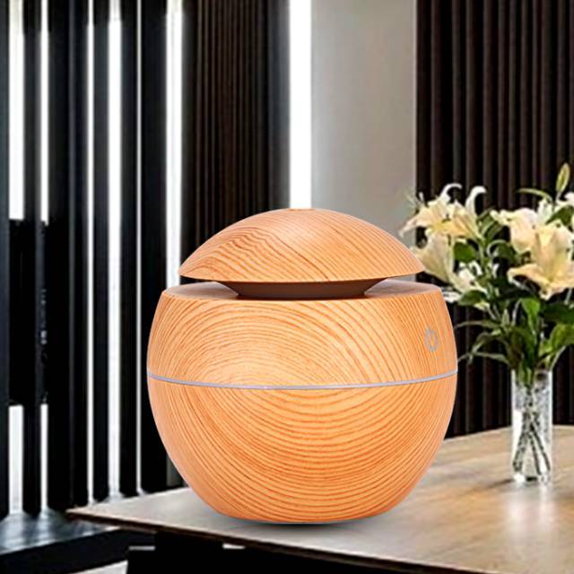 Humidifier Desain Kayu Aromatherapy Air Wood Design 130ml