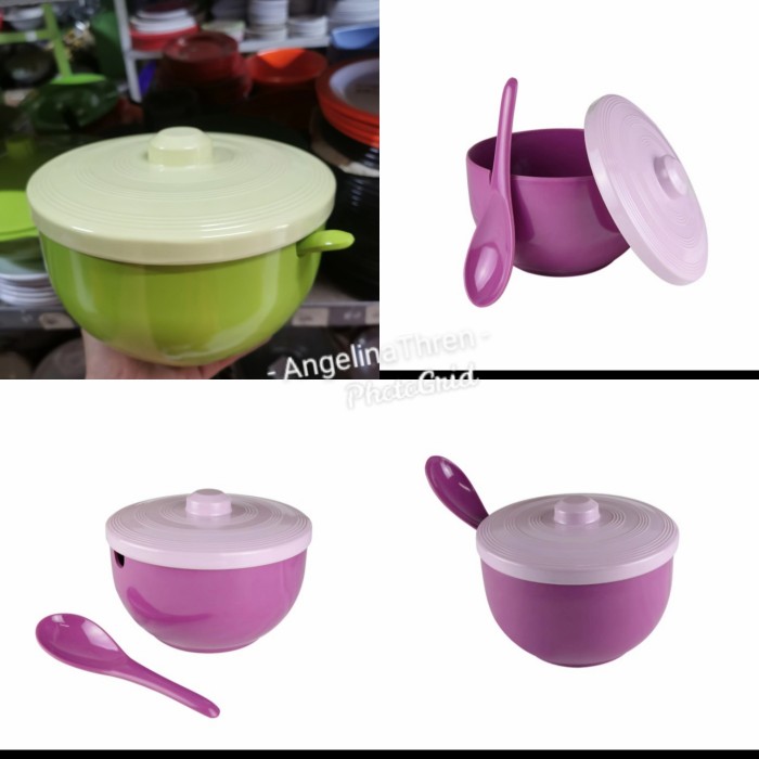 Tempat nasi melamine Golden Dragon - Tempat sayur - Wadah saji serbaguna