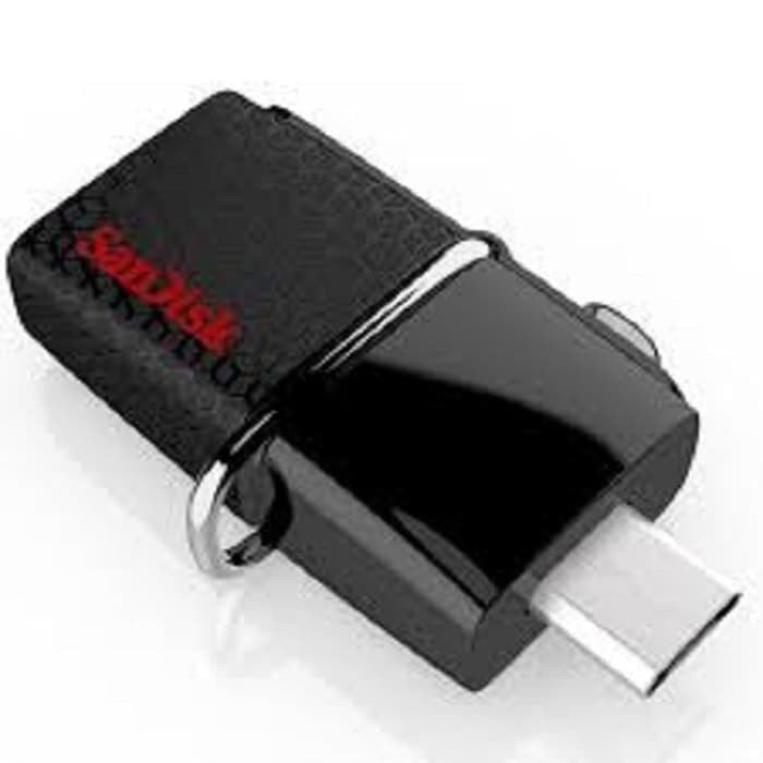 Sandisk Ultra Flashdisk Dual USB Drive 3.0 OTG 64GB - Black