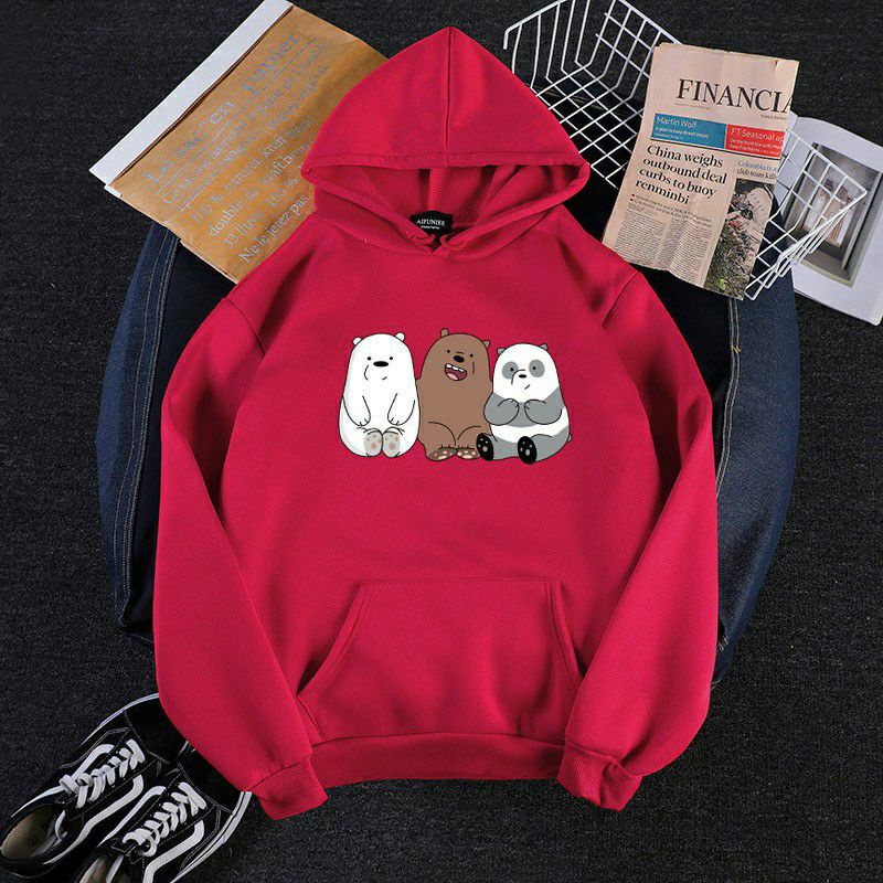 S - XXXXXXL(6XL) Hoodie We Bare BEARS Cute BIGSIZE Hoodie Ice Bear Panda Beruang OVERSIZE