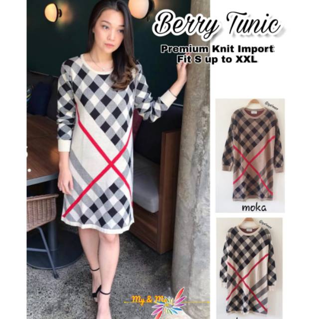 NEW  BERRY TUNIC / ATASAN TUNIC IMPORT / TUNIC WANITA TERBARU / BAJU TUNIC TERMURAH