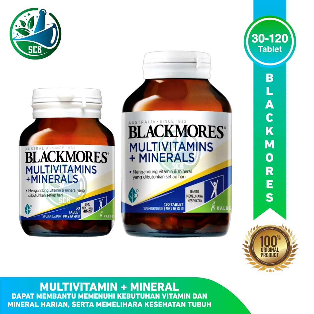 Blackmores Multivitamin + Minerals 30-120 Tablet