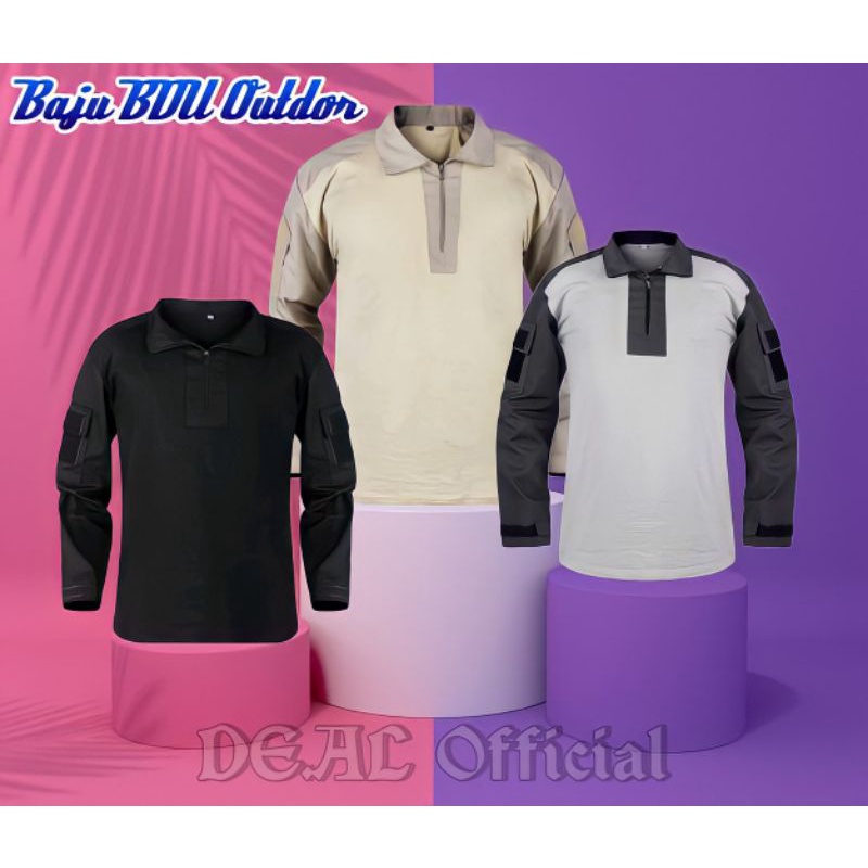 Baju Kaos BDU Baju Kaos Loreng TNI AU Outdor Dsain Terbaru Keren Termurah
