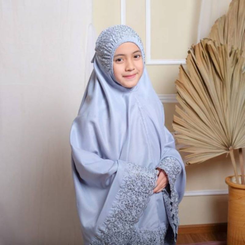 Mukena Anak  SITI KHODIJAH (6-12 TAHUN) Mukenah Anak Premium