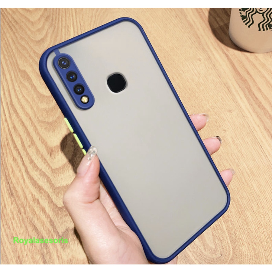 Vivo Y15 Frosted camera case cover