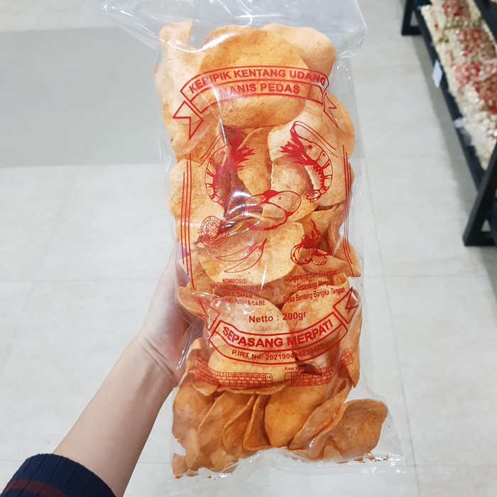 

keripik kentang udang
