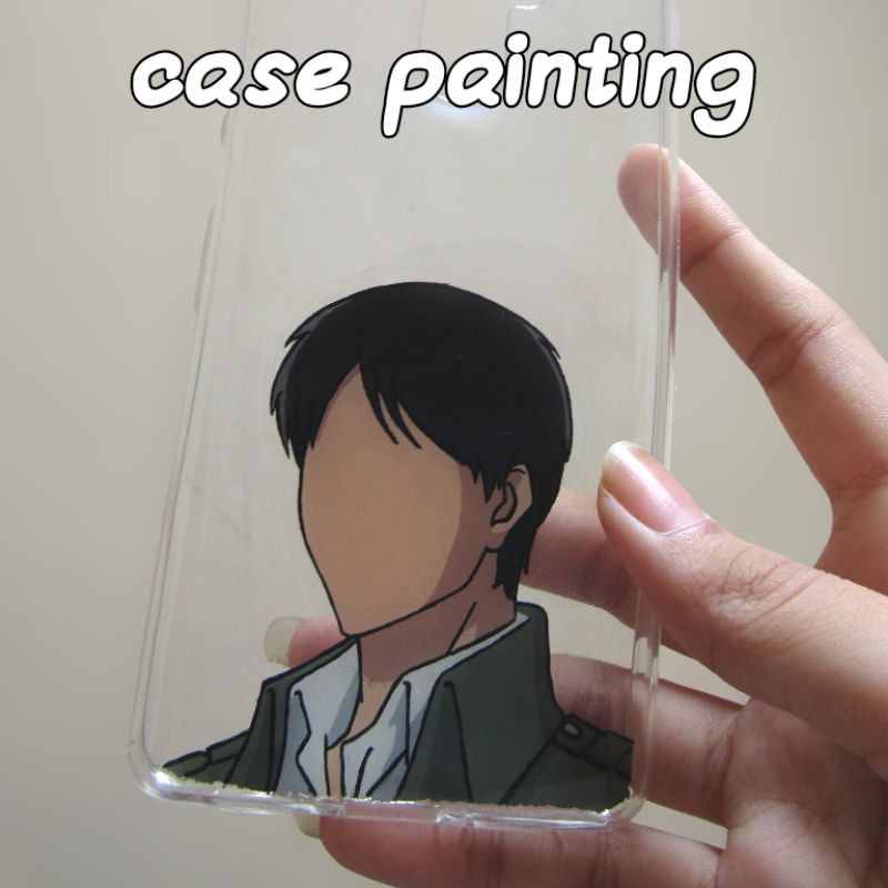 

[open PO] handpainting anime / case painting anime / anime glass painting / silicone case