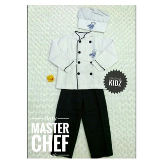  Baju  kostum anak profesi koki  cilik Master Chef Junior 