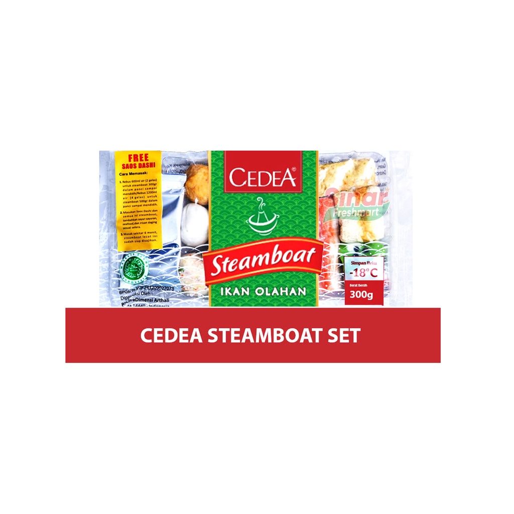 

[SINAR.FRESHMART] CEDEA Steambot Set Ikan Olahan [300gr]