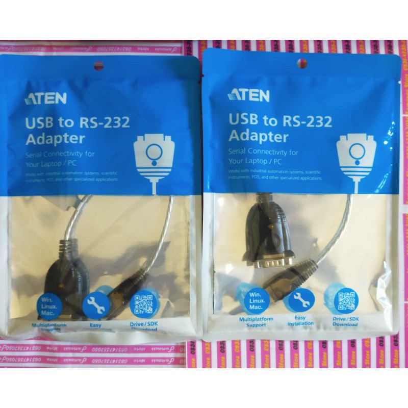 Kabel Usb to serial atten db9 Male