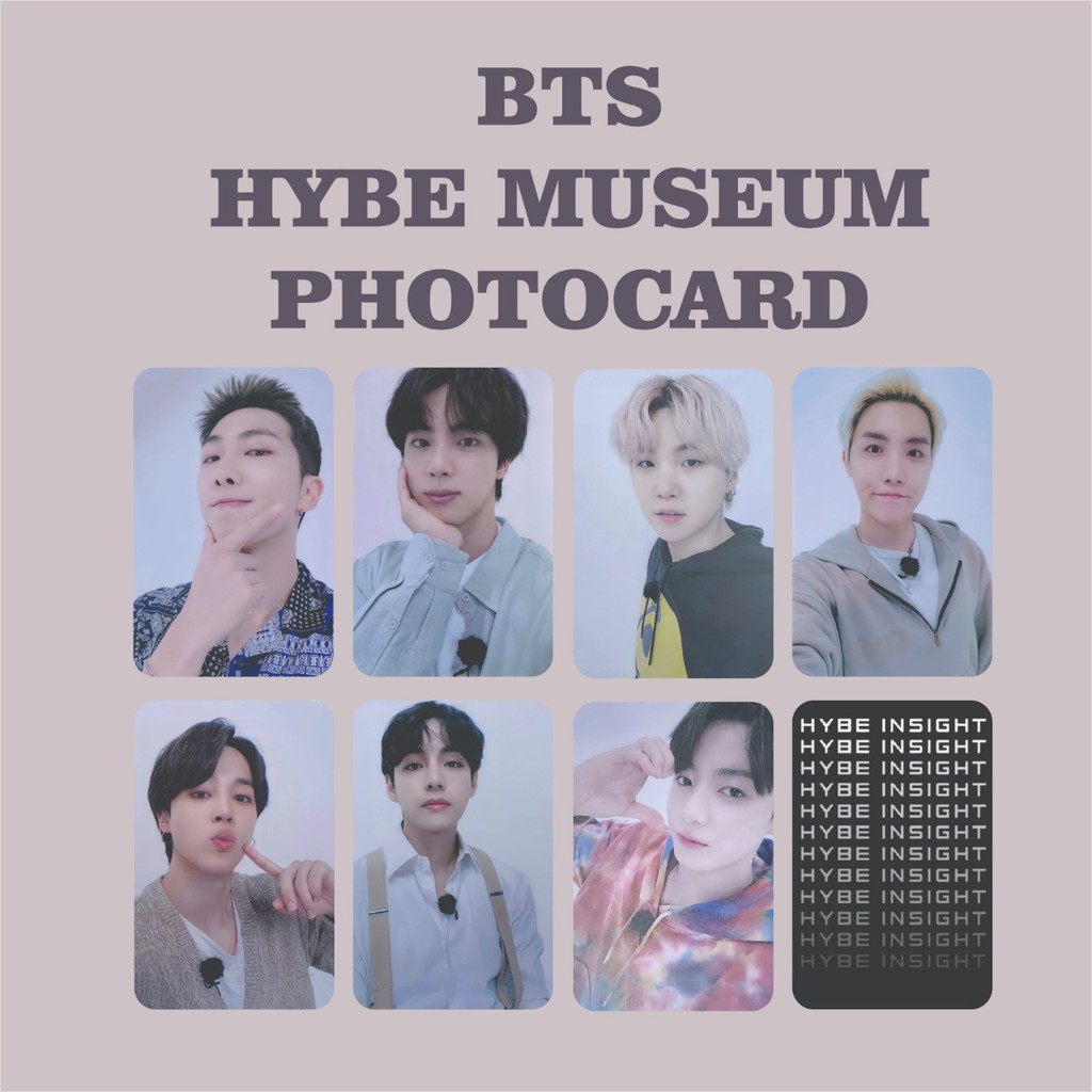 BTS HYBE MUSEUM PHOTOCARD