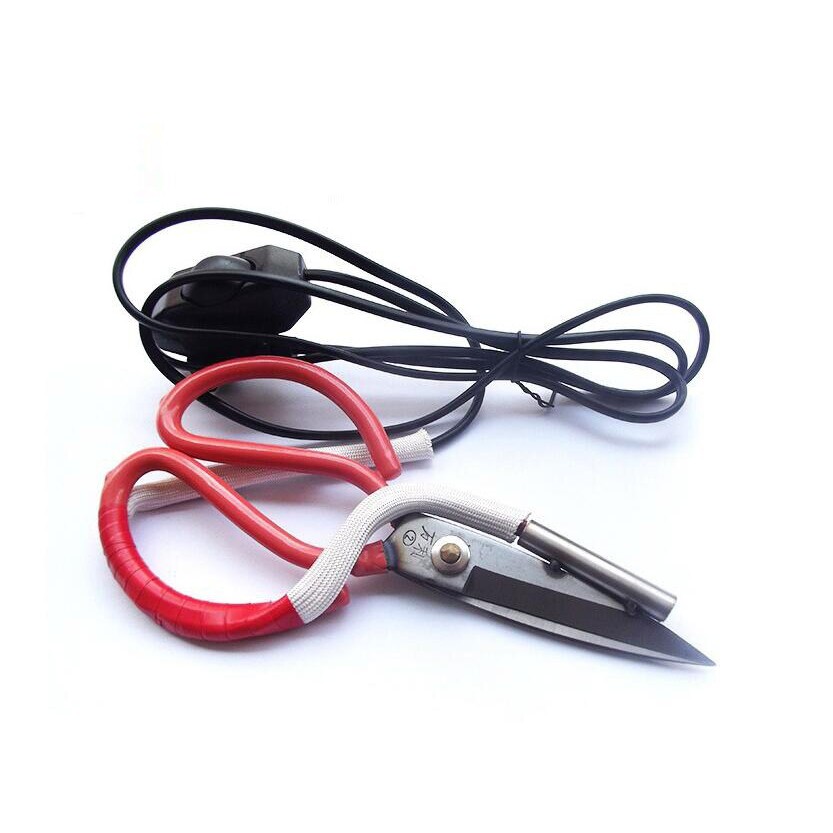 

temprature controlling Electric Heating scissors,tailor fabric heat cutter tools