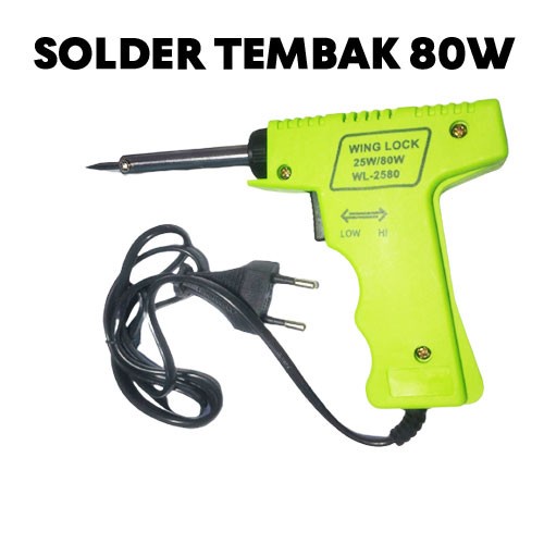 PAKET Solder Tembak Pistol Soldering Gun Listrik 25w - 80w 2 Mode Pemanas