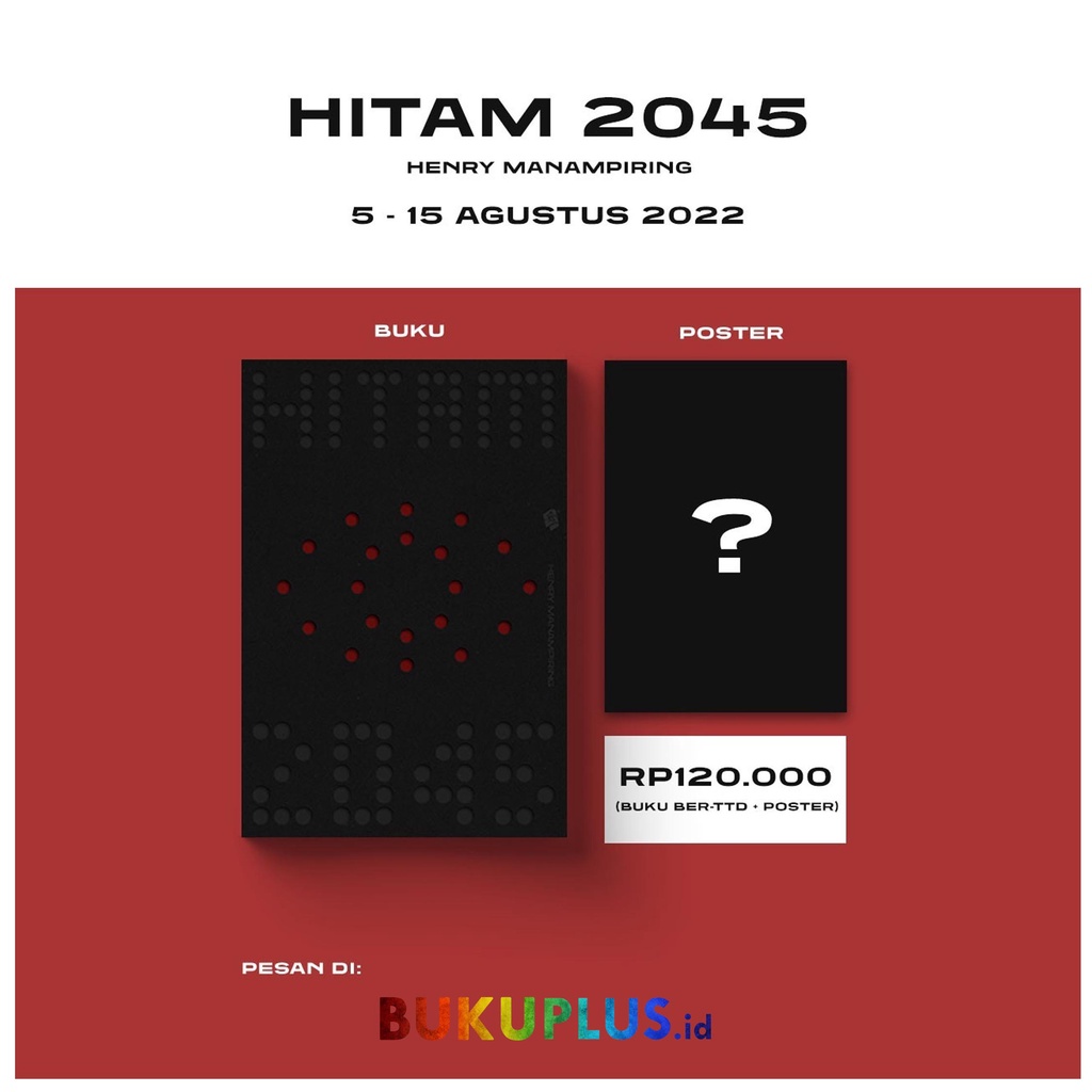 Jual PO HITAM 2045 EDISI TANDA TANGAN - HENRY MANAMPIRING | Shopee