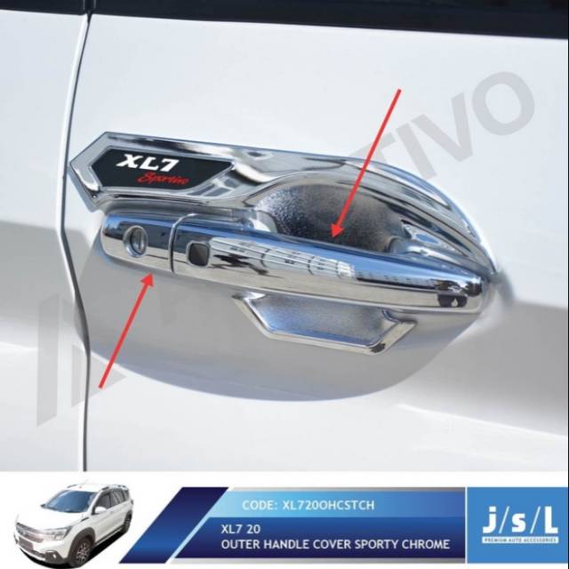 Cover handle/Handle Pintu XL7 Keyles crhome
