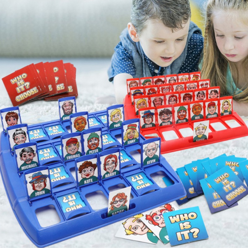 Who Is It Classic Board Games Interactive Memory Kids Funny Family Guessing Montessori Antistress Educational Toy Gift