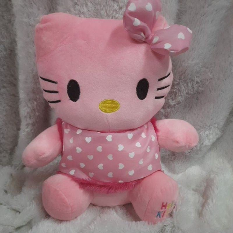 Boneka Hellokity baju saten S /M/L/XL bahan yelvo