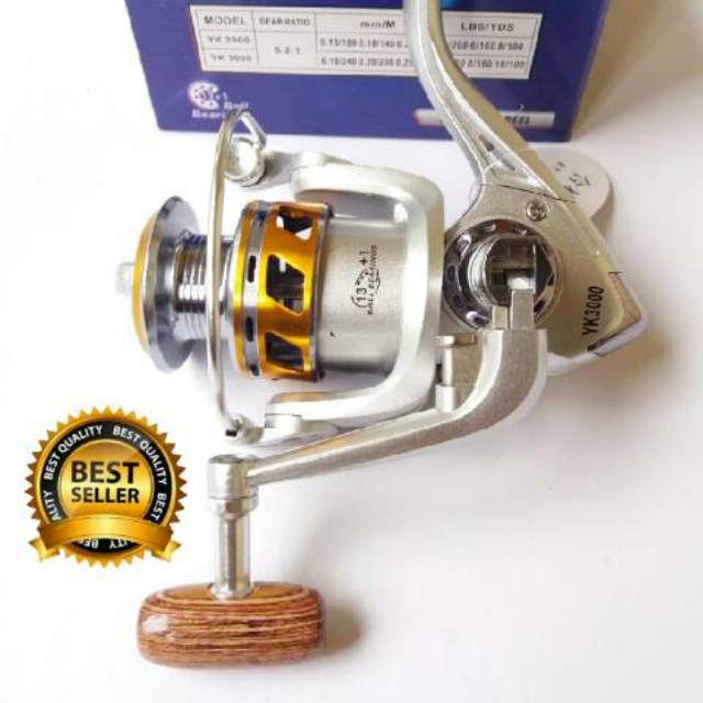 Reel YUMOSHI 2000 3000 4000 7000(13+1 Ball Bearings) HARGA PROMO