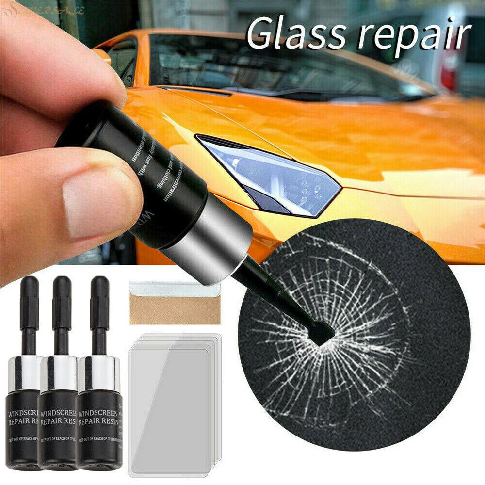 [COD] Windshield Black Repair Kit Glass Car Crack Repair l DIY Memperbaiki Retakan Kaca Mobil Pecah