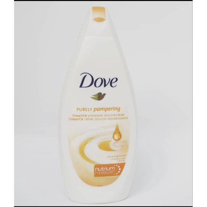 Dove Purely Pampering Cream Oil Body Wash Nutrium Moisture (500ml)