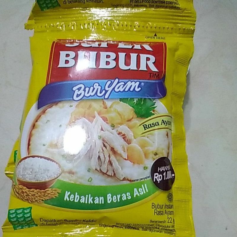 Buryam super Bubur 10 pcs ( 1 renceng )