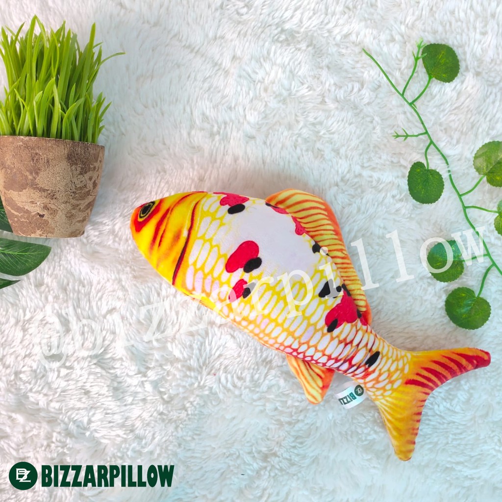 Bizzarpillow Bantal Ikan Hias Koi Size S BZ063