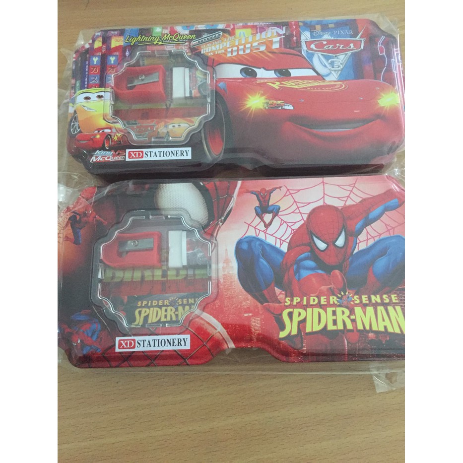

Kotak Pensil Car dan Spider Man