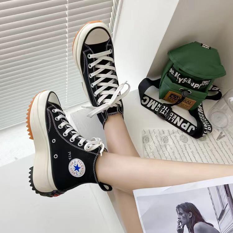 COD Termurah Sepatu Wanita /Sepatu Fashion Original /Sepatu Kanvas /Sepatu Impor SW313-Hitam