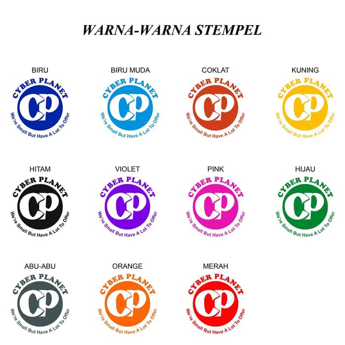 

Biaya Tambah per 1 Warna Stempel