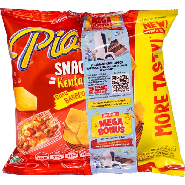 

Piatos Snack Rasa Barbeque 20 gr